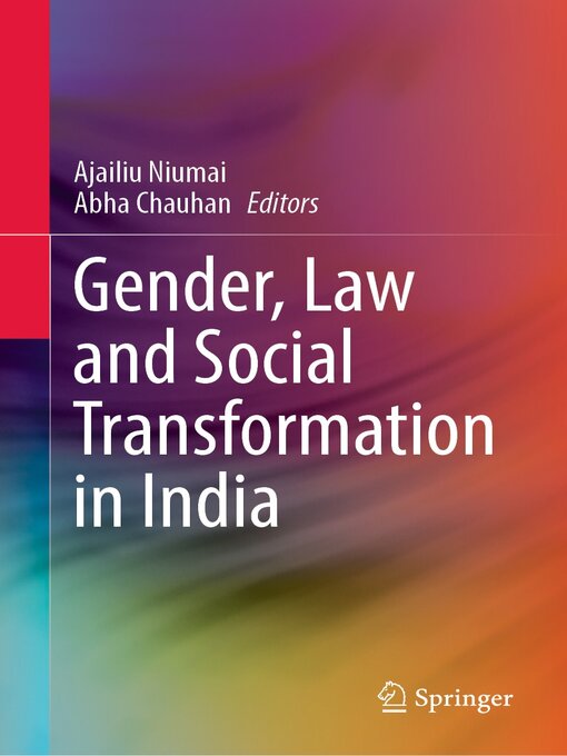 Title details for Gender, Law and Social Transformation in India by Ajailiu Niumai - Available